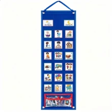 70pcs Winter, Visual Schedule For Chores, Student Bedtime Routine, Responsibility Daily Timetable Communication Cards, Autism Learning Materials For Home & School - Multicolor - View 6
