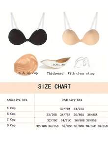 2/1-Piece Set Push-Up, Non-Slip, Anti-Sag Bra , Women's Lingerie & Accessories | Medium-Thick Padding (3cm) - Multicolor - View 9