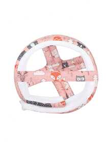 1pc Anti-Fall Baby Head Protection Hat, Toddler Learning To Walk Protective Helmet, Anti-Collision Head Guard For Babies Aged 8-36 Months, Adjustable Size, Breathable Mesh Fabric, Baby Safety Gear - Pink - View 7