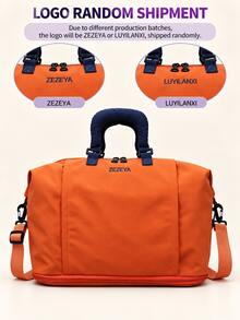 Women's Large Capacity Expandable Travel Bag, Lightweight Tote Bag With Shoulder Strap, Portable Overnight Bag, Suitable For Short Trips And Daily Use - Multicolor - View 12