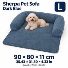 1pc Lambswool Pet Sofa Cushion, Soft Fleece Three-Sided Enclosure, Extended Front Pad Design, Cat And Small Dog Home Resting Bed, Suitable For Sofa, Bedside And Floor, 3 Colors And 2 Sizes Available - Multicolor - View 15