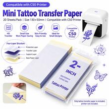 ورق نقل الوشم الصغير 50x130 مم نقل دقيق إعادة إنتاج فائقة الدقة ورق استنسل الوشم اكسسوارات الوشم - 50*130 مم - مشاهدة 5