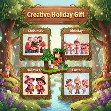 100PCS Random Color Blossom Stream Forest,Magnetic Building Blocks,STEM Educational Learning Toy, Develop Creativity Imagination And Fine Motor Skills,Parent-Child Interactive Playset, For Boys Girls 3+, Birthday Christmas Holiday Gift - Multicolor - View 4