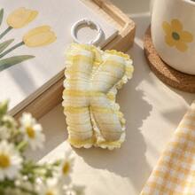 1 Pc Cute Fabric Letter Keychain Women Bag Accessory - Multicolor - View 20