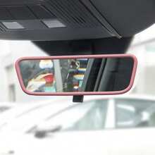 1pc Car Rearview Mirror Silicone Protective Film - Add Beautiful Scenery To Your Car Interior - Protective Case - View 8