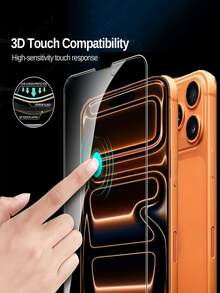 5Pcs HD Tempered Glass Film Full Coverage 9H Hardness Mobile Screen Protector Compatible With IPhone 18 Pro Max 17 Pro 16 Plus 15 14 13 12 11 Explosion-Proof And Scratch Resistant No Bubbles Smooth And Oil Repellent Layer Adsorption Easy To Install Protective Film - Clear - View 10