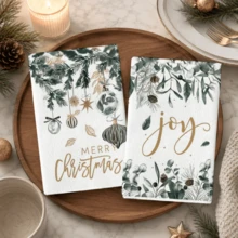 2pcs/Pack Red Christmas Tree & Snowman Kitchen Towels, Kitchen & Dining Table Decor, Winter Christmas Home Decoration, Soft Absorbent Microfiber Dish Cloth, Housewarming Gift, Christmas Gift, Suitable For Cleaning, Drying And Kitchen, Dining Room, Bathroom Use - White - View 6
