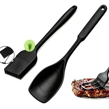 2pcs/1pc Heat-Resistant Silicone Oil Brush Baking Grilling Brush Kitchen Basting Brush For Baking Cooking Marinating Grilling - View 16