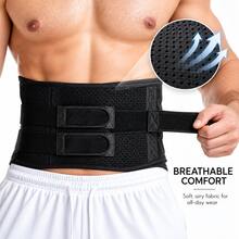 Breathable Sports Waist Belt For Men Women, Soft Comfortable, Outdoor Leisure Accessory - Black - View 10