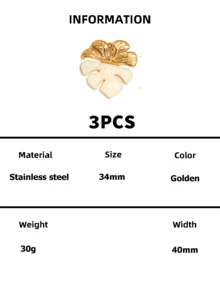 3PCS 18KStainless Steel Resin Inlay Pendant For DIY Handmade Jewelry Making Necklace Bracelet Accessories, Hypoallergenic Non‑Fading Waterproof Charms - Multi-element - View 11