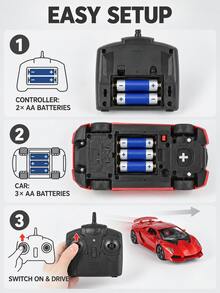 High-Speed RC Drift Car Remote Control Racing Car Supports Multi-Car Competition Children And Adult RC Hobby Toy Gift Remote Control Car Toy Year-End Children's Gift - Multicolor - View 3