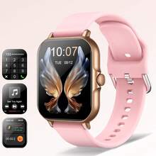 1pc Men's/Women's Silicone Strap Sports Smartwatch, Call/Answer Phone, Step/Calorie/Distance Tracking, Multiple Sports Modes, Call/Message Notification, Multifunctional Smart Watch, 2.01" Full Screen Touch HD Display, Compatible With Android/IOS Phones - Multicolor - View 13