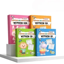 Addition And Subtraction Within 10 And 100, Number Line, Word Puzzles, Decomposition And Composition, Mental Math Cards, Vertical And Horizontal Layout, Daily Arithmetic Training, Students, School, Holiday Gifts, Learning Supplies - Multicolor - View 4