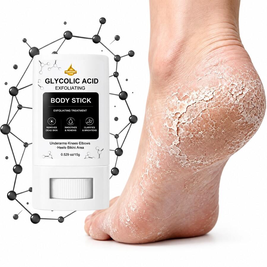 Thanh tẩy tế bào chết toàn thân cầm tay chứa Axit Glycolic giúp loại bỏ nhẹ nhàng tế bào chết, làm mịn da thô ráp sần sùi, làm sáng da xỉn màu và dưỡng ẩm sâu cho da khô - Thanh tẩy tế bào chết toàn thân - Xem 1