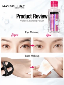 Maybelline Micellar Water, 95ml, 1/3pcs, Non-Stripping, Gentle Soothing And Hydrating, Suitable For Sensitive Skin And All Skin Types - Cleansing Water - 95ml - View 9