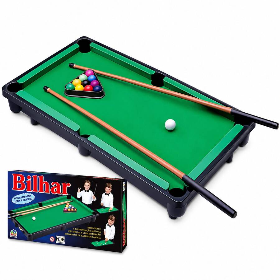 Braskit Mini Mesa De Bilhar - Verde - Visão 1