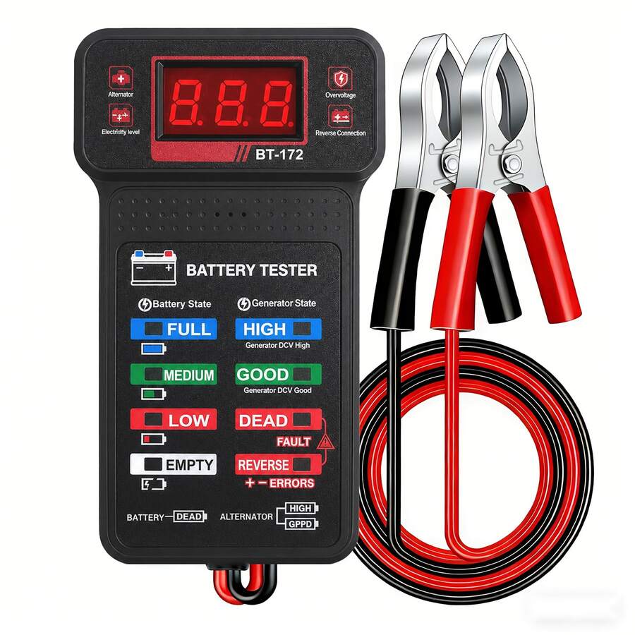 EM285 Circuit Probe Tester 6-24V Automotive Electrical Tester Voltage Polarity Detector Short Circuit Detector Car Repair Diagnostic Tool - one-size - View 1