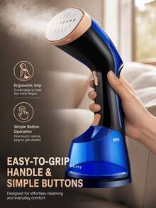 SOKANY 3080 Multi-Function Home Ironing Brush, Steam Ironing Brush, Handheld Ironing Machine. High Power, Fast Heating. Large Capacity Water Tank With Visual Display, Equipped With Safety Lock, Easy To Disassemble. - Royal Blue - View 2