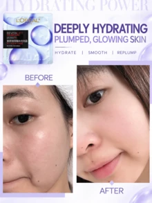 L'Oreal L'Oréal Hyaluronic Acid Plumping & Smoothing Mask, 1/5pcs, Deep Hydration And Repair, Instant Absorption, Suitable For All Skin Types, Gentle Care For Sensitive Skin - Face Mask - View 10
