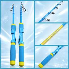 SEACHASER Joran Pancing Mini Teleskopik Portabel 1m-1.8m Berbagai Ukuran Ringan, Ramah untuk Pemula, Aksi L, Pegangan Anti Selip, Hadiah untuk Pemula Memancing - MultiWarna - View 7