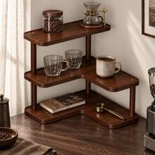 1pc 3-Tier Bamboo Perfume Rack Desktop Organizer, Cosmetic Display Stand, Painted Surface, Luxury Home Decor, Suitable For Kitchen Counter, Entryway, Coffee Corner, Dining Table, Bedroom And Vanity Storage & Organization - Multicolor - View 10