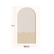 1pc Color Block Decorative Board No-Drill Wall Sticker Arch-Shaped Message Board Multi-Color Display Board - Color-blocking - View 2