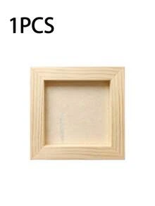 5/3/1 Pc DIY Wooden Photo Frame Craft Kit | Creative Clay Painting Decorative Photo Frame, Minimalist Wooden Style, Suitable For Home Decor, Handmade Gifts, Craft Projects, And Photo Display, Customizable - A - View 8