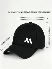 1pc Unisex Printed Decorative Baseball Cap Trucker Hat Baseball Cap Dad Hat, Suitable For Outdoor Use, Travel, Hiking, Beach, Vacation - A - View 3