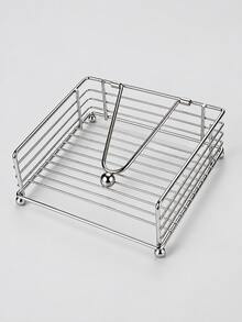 Gold/Black Iron Vertical Square Napkin Holder, Paper Towel Rack, Napkin Holder, Metal Napkin Clip, Suitable For Dining Table, Napkin Storage Rack, Paper Towel Organizer, Suitable For Desktop Decoration, Napkin Storage, Bathroom Storage - Multicolor - View 16