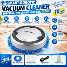 Automatic Mopping Robot, Wet & Dry Cleaning, Simulated Hand Rotating Mopping, Auto Path Cruise, Auto Escape, Low Noise, Ultra Low Power Consumption, Dust Adhesion No Dust Raising, Spray Humidification For Home Hardwood Tile Floor - Robot Vacuum Cleaner - View 1