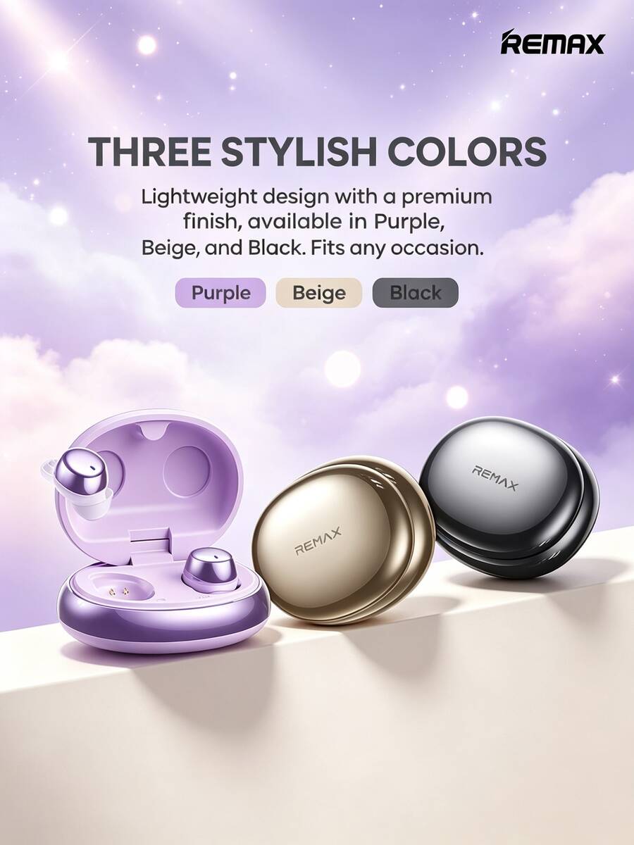 REMAX Nearly Invisible Sleep Earbuds: Mini, Compact, Wireless Bluetooth ...