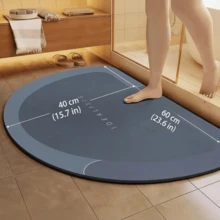 1pc Waterproof Non-Slip Bathroom Mat, 80CM/40CM/90CM Length Options, Quick Dry, Suitable For Bathroom, Kitchen, Hallway, Bedside, Shower Room, Laundry Room And Entryway. Perfect For Holiday Gifts And Family Gatherings. Essential Non-Slip Decoration For Halloween Or Christmas Home Parties - Multicolor - View 19