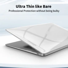 透明保護殼，適用於 MacBook，塑膠硬殼保護套，適用於 MacBook Air Pro - 無色 - 查看 7