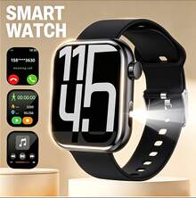 Jam Tangan Pintar Layar Sentuh Penuh 1,83 Inci, Baterai 260mAh dengan Lampu LED, Panggilan Nirkabel/Berbagai Mode Olahraga, Pemutaran Foto/Musik Jarak Jauh, Koneksi Nirkabel Kompatibel dengan Ponsel iOS dan Android, Hadiah Liburan - View 10