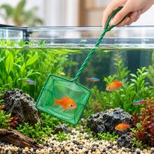 3-Piece Aquarium Cleaning Kit, Fish Tank Gravel Vacuum Siphon Cleaner With Cleaning Net And Double-Sided Sponge Brush, Water Change, Debris Removal And Glass Cleaning Tools, Suitable For Freshwater Aquariums - Multicolor - View 5