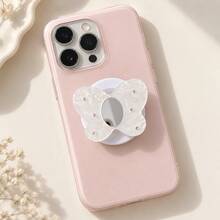 Simple Butterfly Mirror Phone Airbag Stand, Stick-On, Fits All Phones, Foldable And Adjustable - Butterfly Stand - View 2