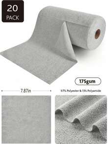 Kain Pembersih Mikrofiber 7,9*7,9 Inci, 20 buah/paket, Kain Lap Penyerap yang Dapat Digunakan Kembali dengan Lubang Gantung, Tidak Menggores, Dapat Dicuci, Cocok untuk Dapur, Kantor, Mobil, Cermin, Peralatan Makan, Debu dan Noda Cairan, Aksesori Pembersih Rumah yang Ekonomis - Beraneka warna - View 16