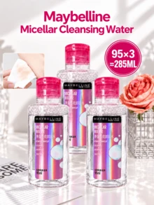 Maybelline Micellar Water, 95ml, 1/3pcs, Non-Stripping, Gentle Soothing And Hydrating, Suitable For Sensitive Skin And All Skin Types - Cleansing Water - 95ml - View 12