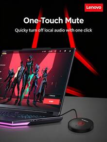 Lenovo Mikrofon Desktop YL200S, Khusus untuk Gaming, Esports, Live Streaming, dan Konferensi Video, USB Plug and Play, Universal untuk Desktop dan Laptop - View 3