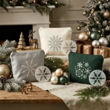 9 Snowflake Stencils For Christmas Crafts – 4x4 Inch Stencils Featuring 9 Snowflake Designs For Handmade Christmas Ornaments, Home Decor, Embroidery, Wall Art, And Painting - Sets - View 3