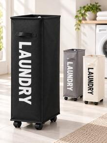 Large Capacity Collapsible Storage Basket - Foldable, Portable, Mesh - Perfect For Storing Dirty Clothes - Collapsible Mesh Laundry Basket With Handles, Suitable For Bedroom, Bathroom, Dorm, Travel, RV And Small Apartments. Clothing Organization And Storage. - Multicolor - View 1