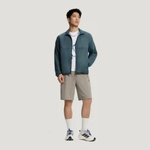 Adidas Men's Light Sports All Over Print Jacket Urban Cycling Series Sun Protection UPF50+ Water-Repellent Casual Jacket KY4909 - Grey - View 1