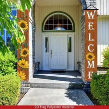 2D Flat 2D Flat 2D Flat, 2D Flat 1pc, 2D Flat Welcome, Polyester Material. This Sunflower Theme - Sunflower Theme - View 2