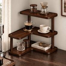 1pc 3-Tier Bamboo Perfume Rack Desktop Organizer, Cosmetic Display Stand, Painted Surface, Luxury Home Decor, Suitable For Kitchen Counter, Entryway, Coffee Corner, Dining Table, Bedroom And Vanity Storage & Organization - Multicolor - View 9