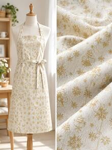 HHMC 1pc Christmas Interior Decor Fabric, Printed Patterns, High-Quality Breathable Material, 150 Cm Wide, Suitable For Fall And Winter, DIY Sewing For Bags, Curtains, Cushions, Pillows, Tablecloths, And Other Crafts - Multicolor - View 5