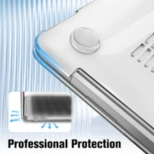 透明保護殼，適用於 MacBook，塑膠硬殼保護套，適用於 MacBook Air Pro - 無色 - 查看 6