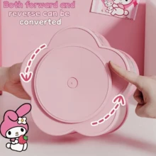 Hasbro Tempat Pena Kapasitas Besar Sanrio My Melody Berputar 360° - Gaya Pink Feminin, Kotak Penyimpanan Lucu & Praktis, Tempat Pena yang Dapat Diputar, Penyimpanan Terklasifikasi 6 Kompartemen, Desain Bukaan Ekstra Besar untuk Akses Mudah, Penggunaan Multi-Fungsional & Multi-Skenario, Tempat Pena Stiker DIY - Satu ukuran cocok untuk semua. - View 5