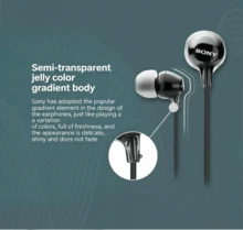Sony MDR‑EX15LP Wired In-Ear Headphones Jelly Gradient Translucent Tangle-Free Noise-Isolating Universal For Mobile And PC - View 8