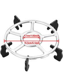 2pcs Universal Anti-Slip Stove Pot Rack, Gas Stove 4-Prong/5-Prong Bracket, Stove Top Rack, Gas Stove Stew Pot/Frying Pan Bracket, Cast Iron Milk Pot Rack - View 5