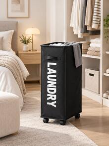 Large Capacity Collapsible Storage Basket - Foldable, Portable, Mesh - Perfect For Storing Dirty Clothes - Collapsible Mesh Laundry Basket With Handles, Suitable For Bedroom, Bathroom, Dorm, Travel, RV And Small Apartments. Clothing Organization And Storage. - Multicolor - View 7